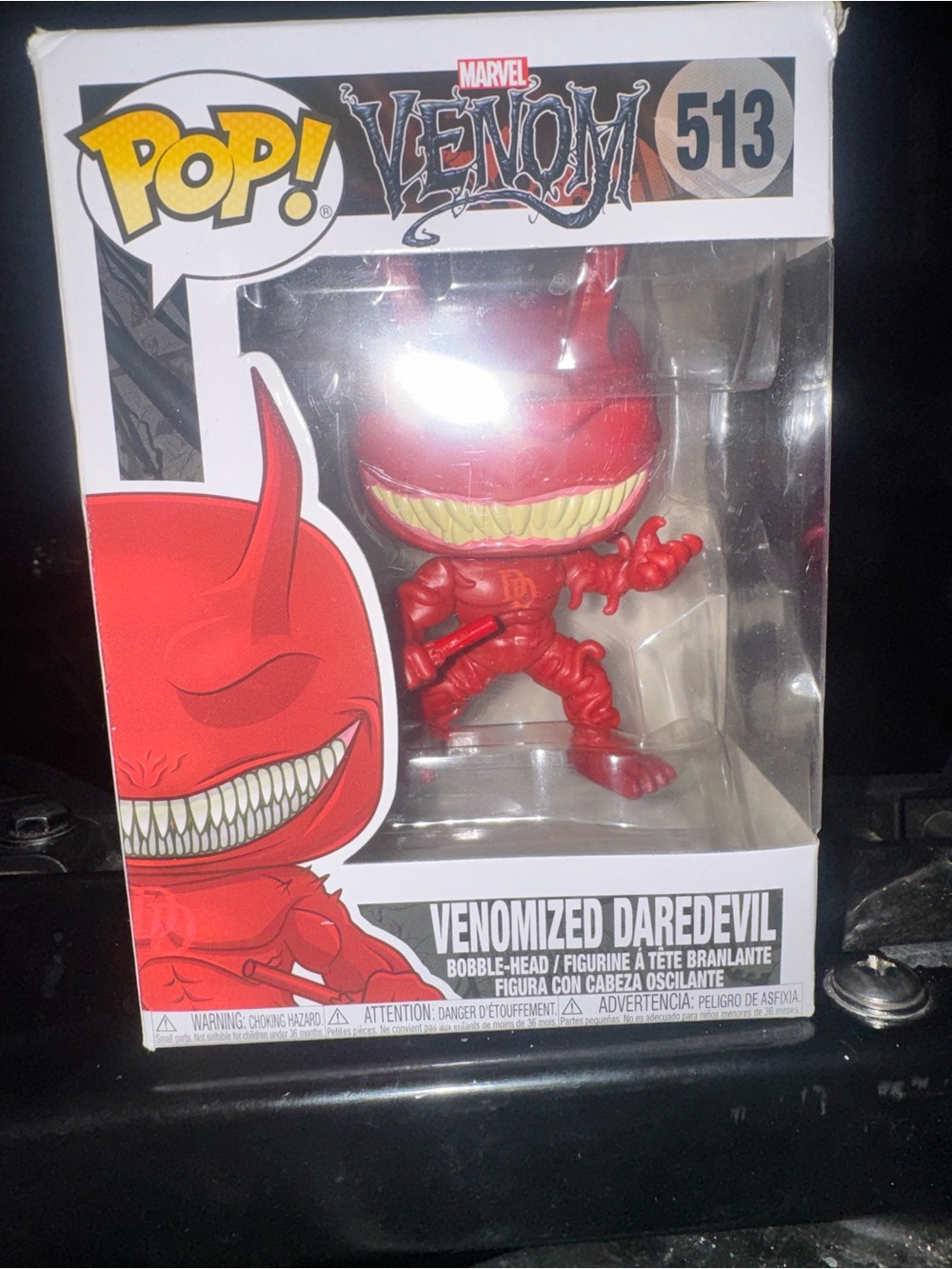 Funko Pop! Marvel Venomized Daredevil #513 - Red Sealed Box